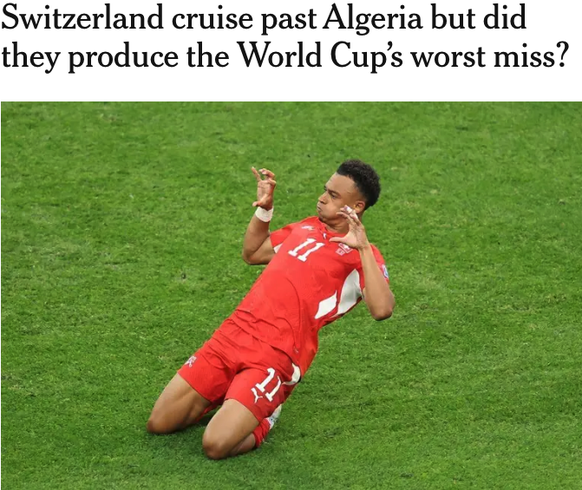 New York Times Schweiz-Algerien
