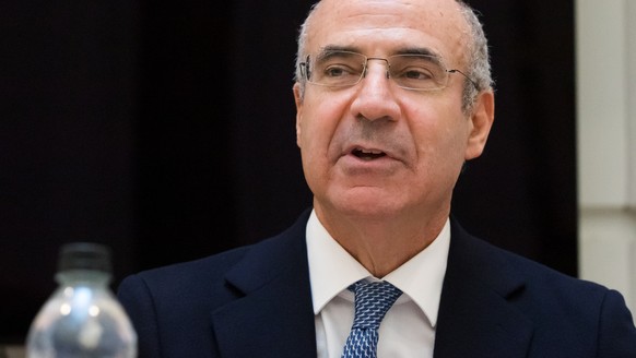 epa09534583 Magnitsky Justice campaigner, Bill Browder speaks at a press conference for the launch of the All-Party Parliamentary Group on Magnitsky Sanctions in London, Britain, 20 October 2021. The  ...