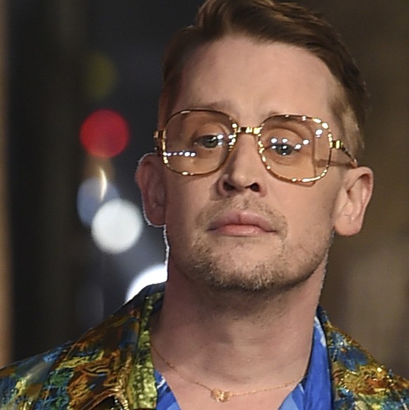 Macaulay Culkin walks the runway at the Gucci &quot;Love Parade&quot; fashion show on Tuesday, Nov. 2, 2021, in Los Angeles. (Photo by Jordan Strauss/Invision/AP)
Macaulay Culkin