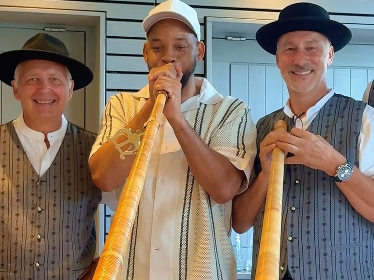 C'est pas tous les jours qu'on joue du cor des Alpes avec Will Smith.
