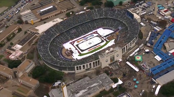 Der Cotton Bowl aus der Vogelpersektive.