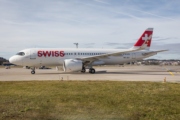 Ein A321 der SWISS.