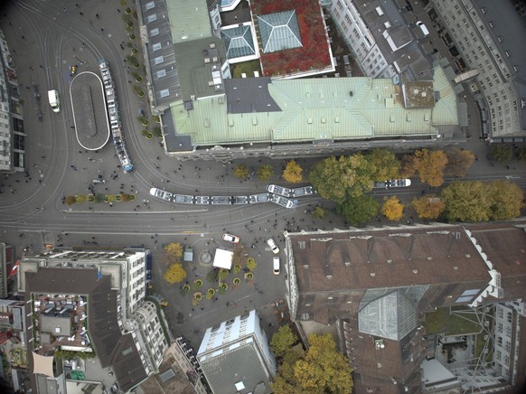 Paradeplatz Zürich Tramunfall
