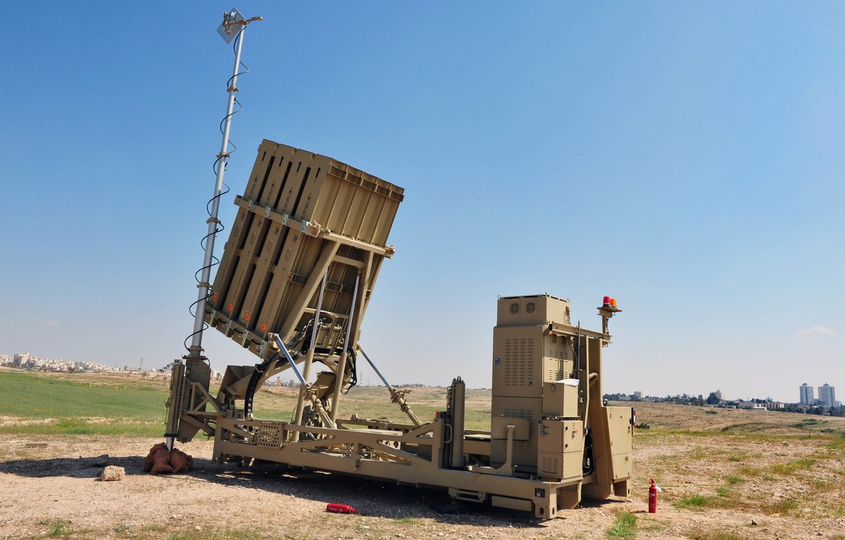 Israels Raketenabwehr hat den iranischen Angriff abgewehrt.
