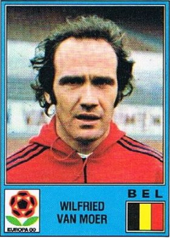 Schütteres Haar: Das Panini-Bild im Album zur EM 1980.