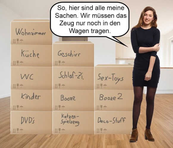 umziehen umzug zügeln neue wohnung