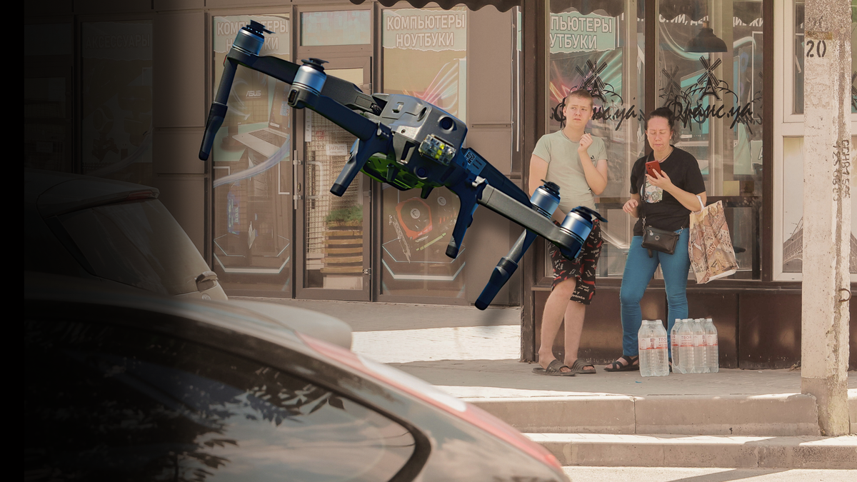 Des drones traquent des civiles à Kherson