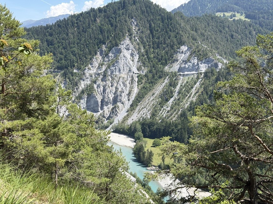 Rheinschlucht Ruinaulta Schweiz der Rekorde