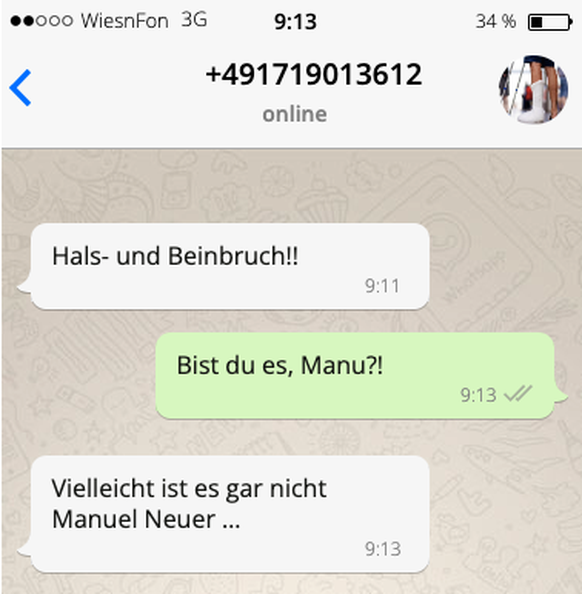 Yann Sommer Manuel Neuer Whatsapp