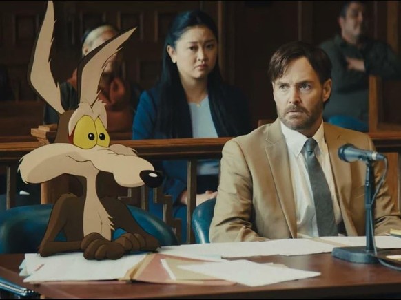 Will Forte, Eric Bauza, and Lana Condor in Coyote vs. Acme (2026)