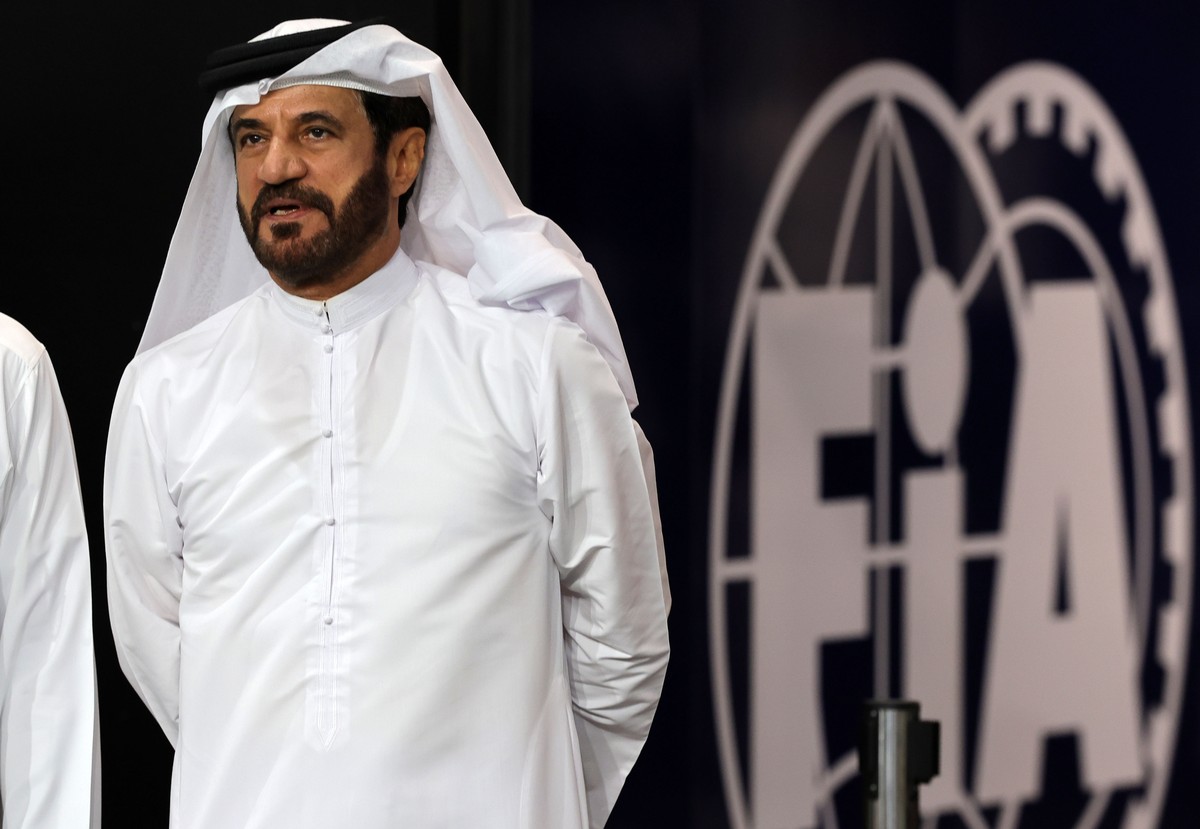 epa11207296 FIA President Mohammed Bin Sulayem in the pitlane during the Qualifying for the Formula One Saudi Arabia Grand Prix, at the Jeddah Corniche Circuit in Jeddah, Saudi Arabia, 08 March 2024.  ...