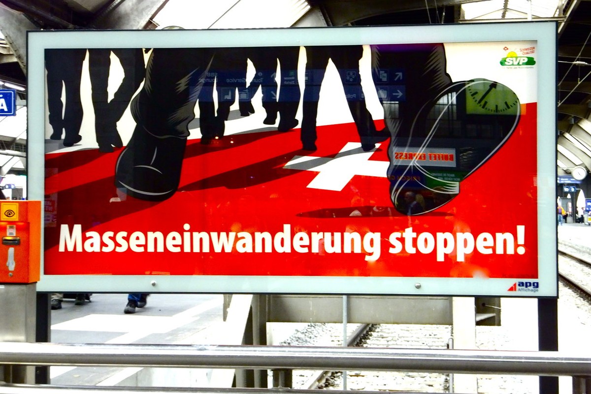 SVP-Abstimmungsplakat.