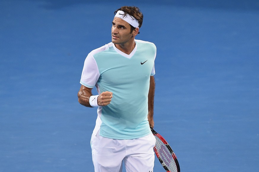 Roger Federer: Da hat der Maestro beim ersten Einsatz kaum geschwitzt.