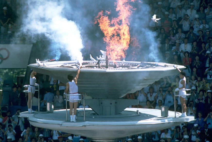 17.09.1988: Zur Eröffnung der Olympischen Spiele in Seoul gibt es geröstete Tauben