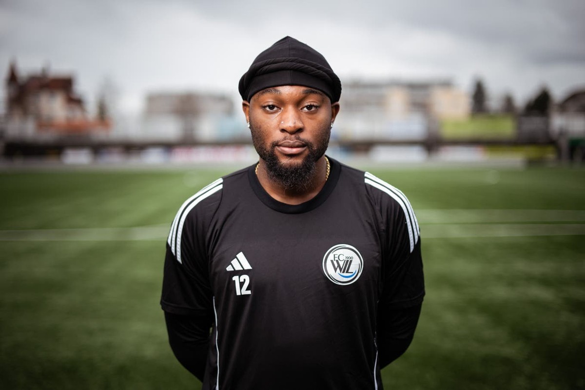 Ayo Akinola au Stade du Bergholz à Wil.