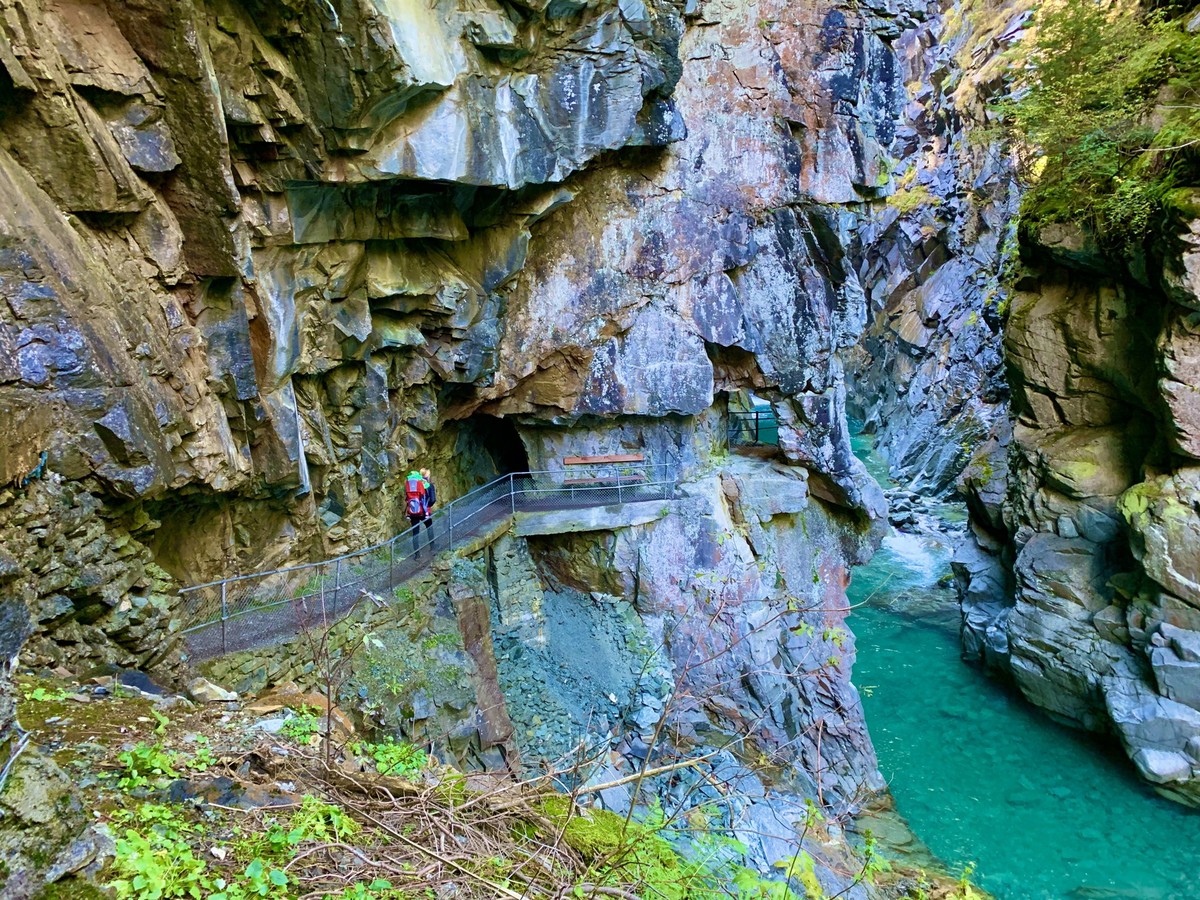 Roffla-Schlucht Viamala Rauszeit Wasserfälle