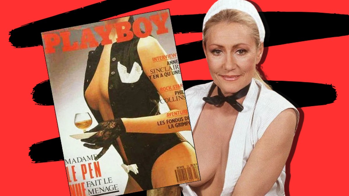 Quand Pierrette Le Pen posait nue dans Playboy en 1987 pour emmerder Jean-Marie.