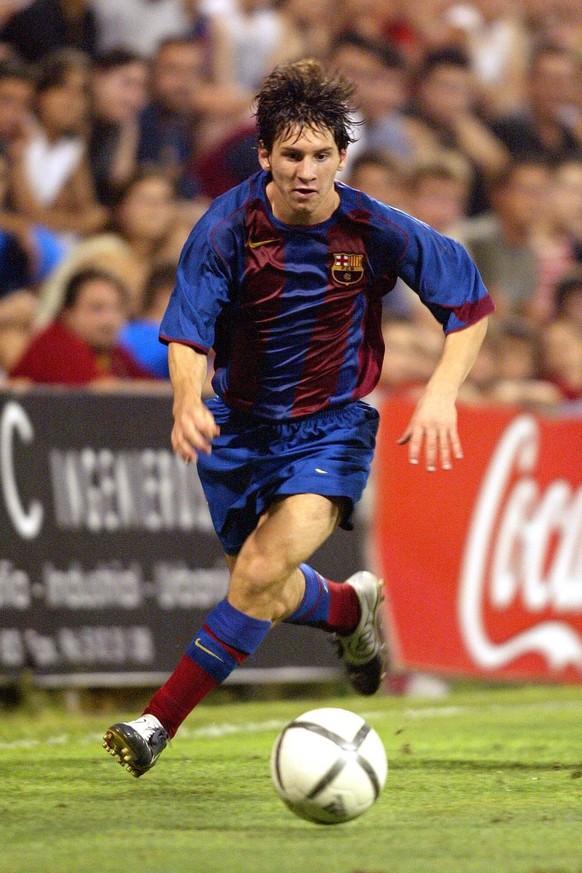 Lionel Messi Barca am Ball - PUBLISHING RIGHTS FOR GERMAN MEDIA ONLY