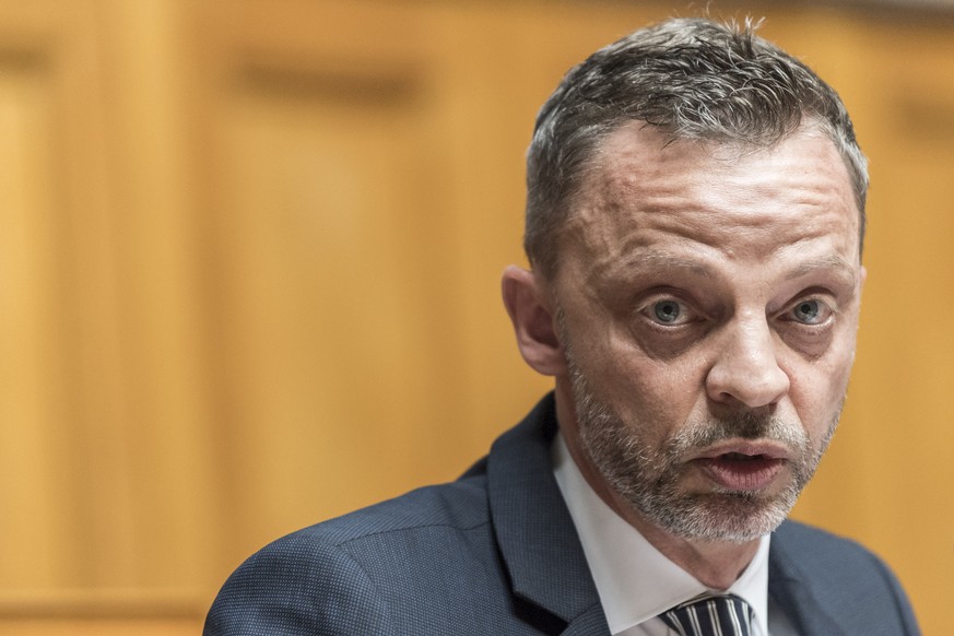 Hans-Ueli Vogt, SVP-ZH, spricht zur Grossen Kammer, an der Herbstsession der Eidgenoessischen Raete, am Montag, 11. September 2017 im Nationalrat in Bern. (KEYSTONE/Alessandro della Valle)