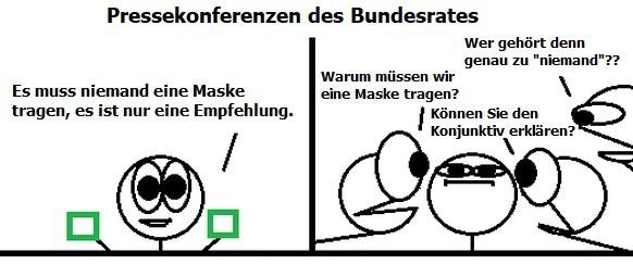 Wer «Erster» ist, hat verloren! Schnell! PICDUMP!
An jeder Corona-PK. Immer.