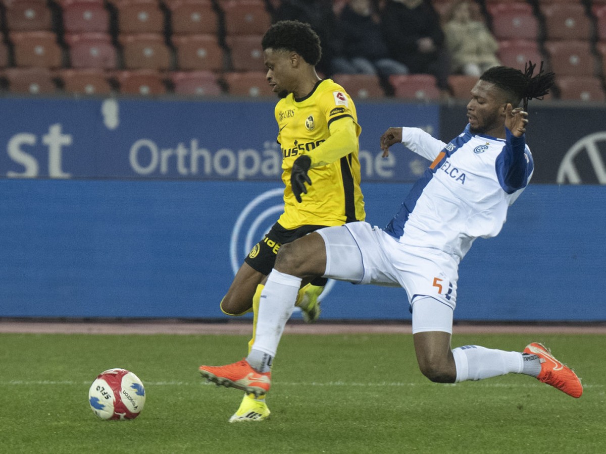 Le but d'Alvyn Sanches (à gauche) n'a pas suffi aux Young Boys.