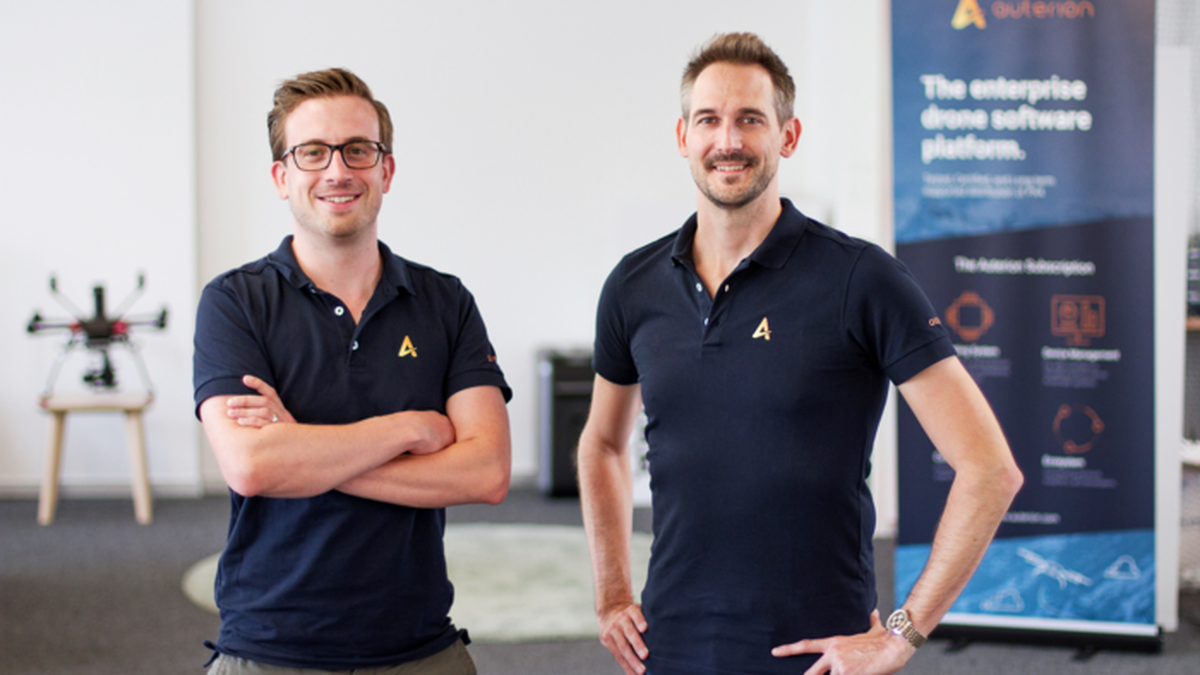Auterion-Gründer Lorenz Meier (l.) und Kevin Sartori.
https://auterion.com/