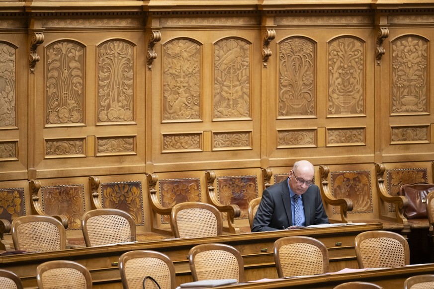 Markus Ritter, Mitte-SG, waehrend der Wintersession der Eidgenoessischen Raete, am Dienstag, 10. Dezember 2024 im Nationalrat in Bern. (KEYSTONE/Anthony Anex)