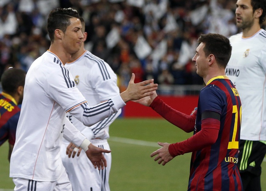 Die Stars im Vergleich: Ronaldo hat 2014/15 mehr, Messi die deutlich schöneren Tore erzielt.