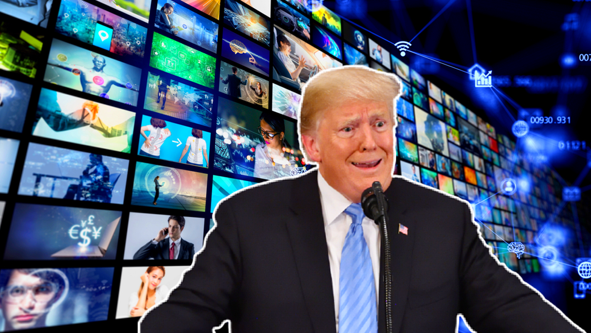 Donald Trump, ce président "chaotique" qui manque tant aux médias américains., Watson.