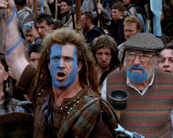 Son makes father appear in well-known films.  At least in theory.