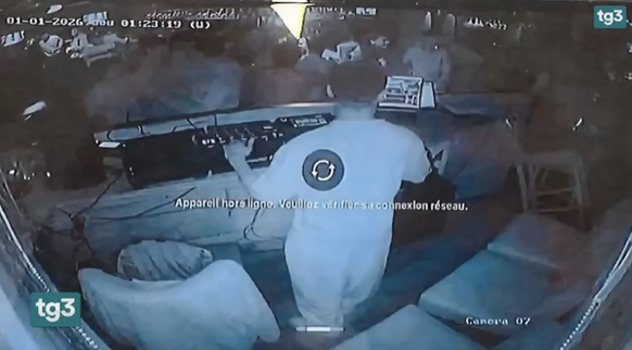 Screenshot Überwachungskamera Le Constellation - Crans-Montana