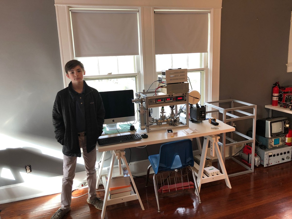 Jackson Oswalt zu Hause in seinem «Labor».