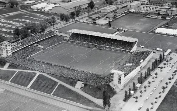 Im Cupfinal 1958 bezwingt YB die Grasshoppers mit 4:1.