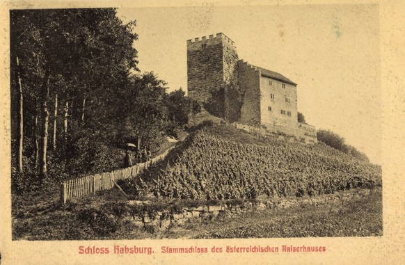 Habsburg Kt. Aargau, Schloss Habsburg, Stammschloss des