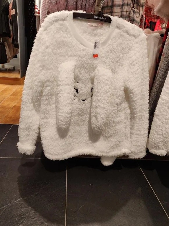 Jumper with hanging ears