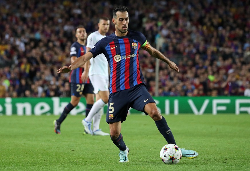 FC Barcelona, Barca v FC Internazionale: Group C - UEFA Champions League Sergio Busquets during the match between FC Barcelona and FC Internazionale Milano, corresponding to the week 4 group stage of  ...