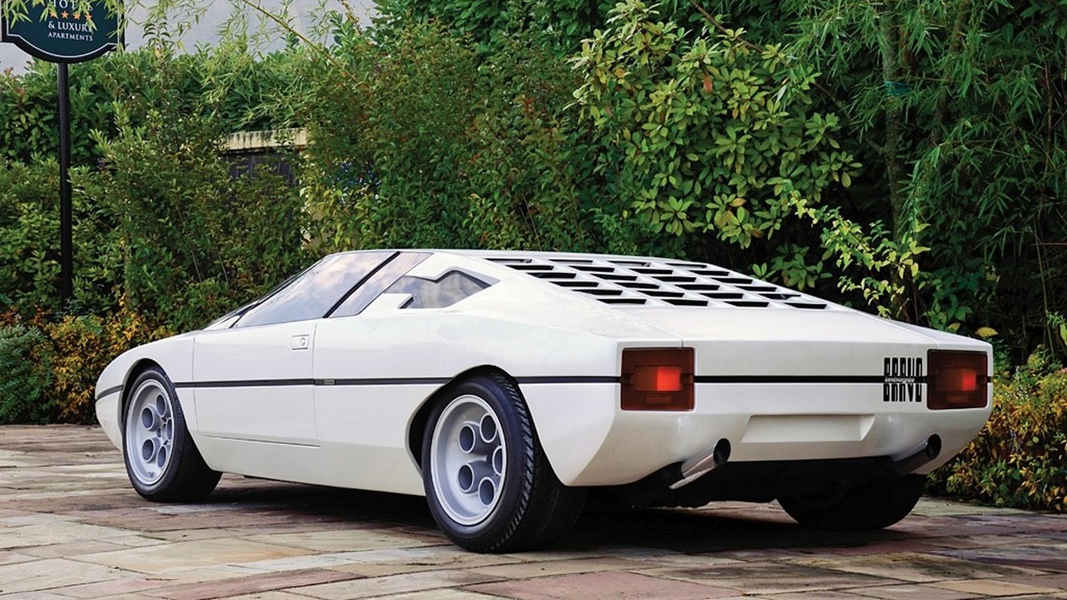 Lamborghini Bravo, 1974: Designed by Marcello Gandini for Bertone. This was the "little brother" to the Countach. It’s famous for its "windowless" look, where the dark glass of the ...
