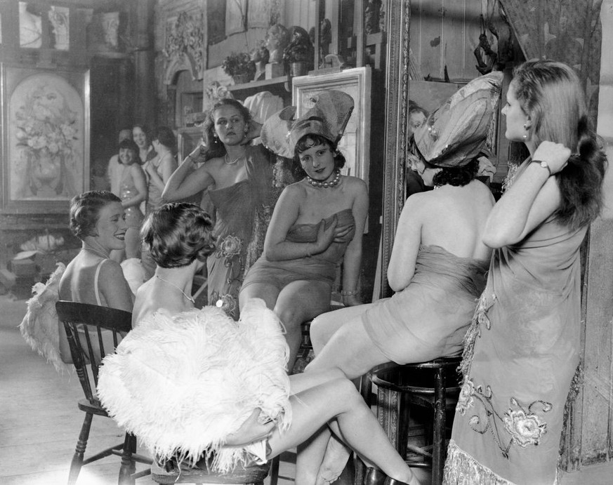 Female art students show off their costumes before the Chelsea Arts Ball, London, 27 October 1931. Photograph by George Woodbine. (Photo by Daily Herald Archive/National Science &amp; Media Museum/SSP ...