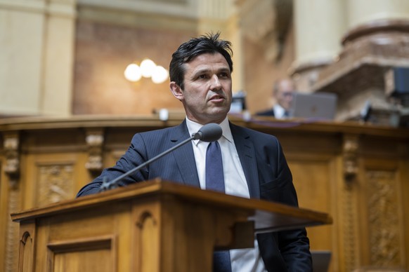 Matthias Aebischer, SP-BE, aeussert sich an der Sommersession der Eidgenoessischen Raete, am Dienstag, 30. Mai 2023 im Nationalrat in Bern. (KEYSTONE/Alessandro della Valle)