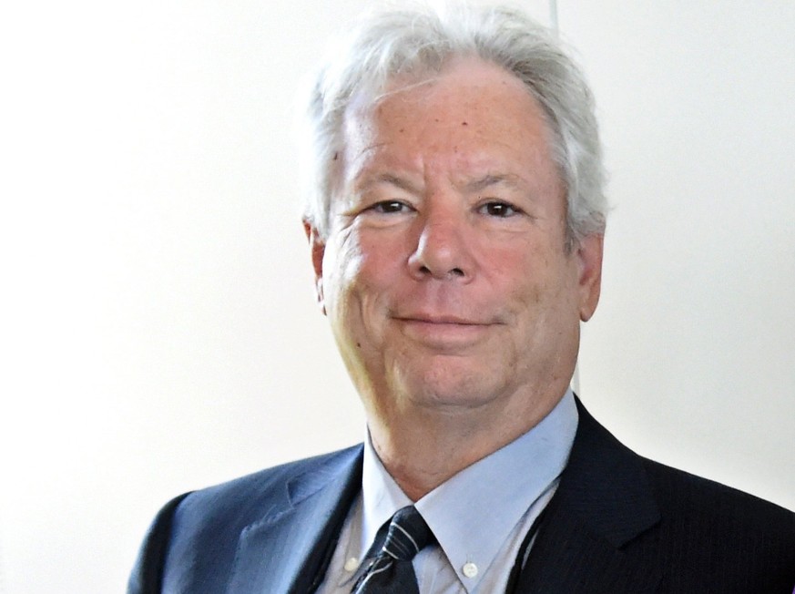 epa06254203 (FILE) - US economist Richard Thaler poses in Kiel, Germany, 22 June 2014 (reissued 09 October 2017). Thaler has won the Sveriges Riksbank Prize in Economic Sciences in Memory of Alfred No ...