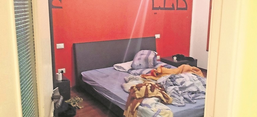 Das fast perfekte Versteck: In dieser Wohnung verkrochen sich Angela Magdici und Hassan Kiko