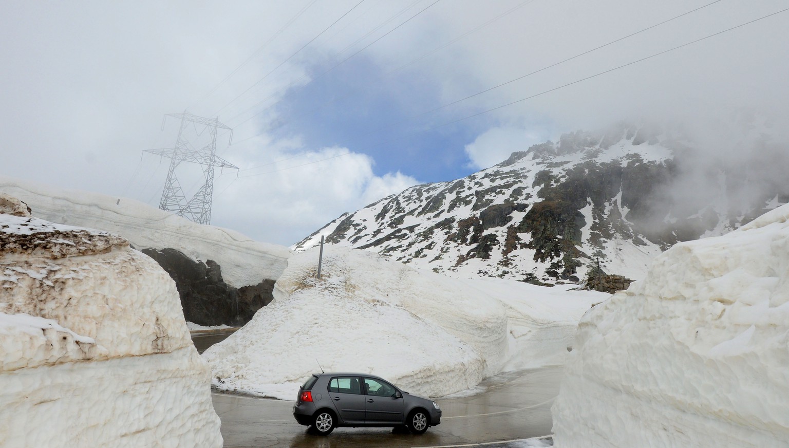 Freie Fahrt: Der Gotthardpass wurde am Freitag geöffnet.