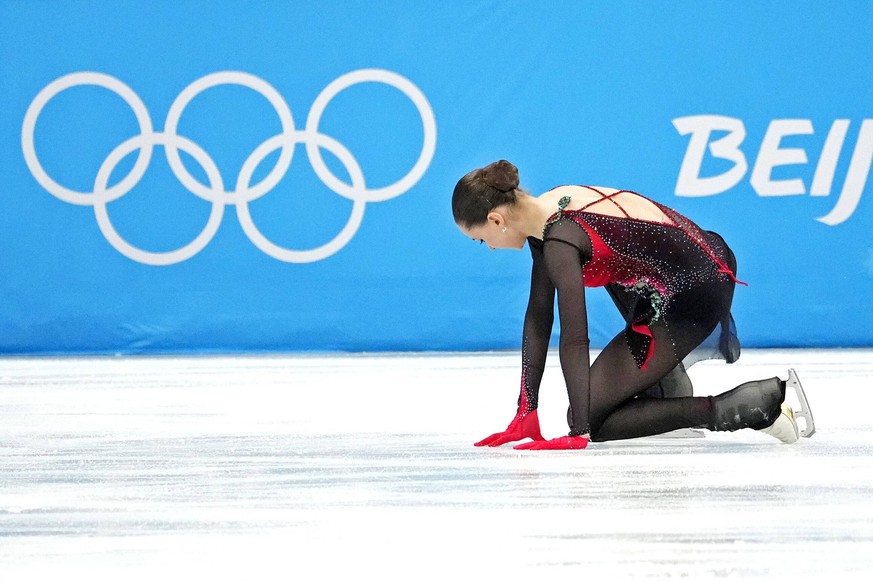 Olympics: Figure skating, Eiskunstlauf Womens Singles Free Program, Feb 17, 2022 Beijing, China Kamila Valieva ROC in the women s figure skating free program during the Beijing 2022 Olympic Winter gam ...