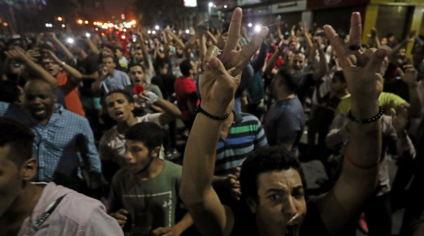 In Ägypten wird gegen die Regierung demonstriert.