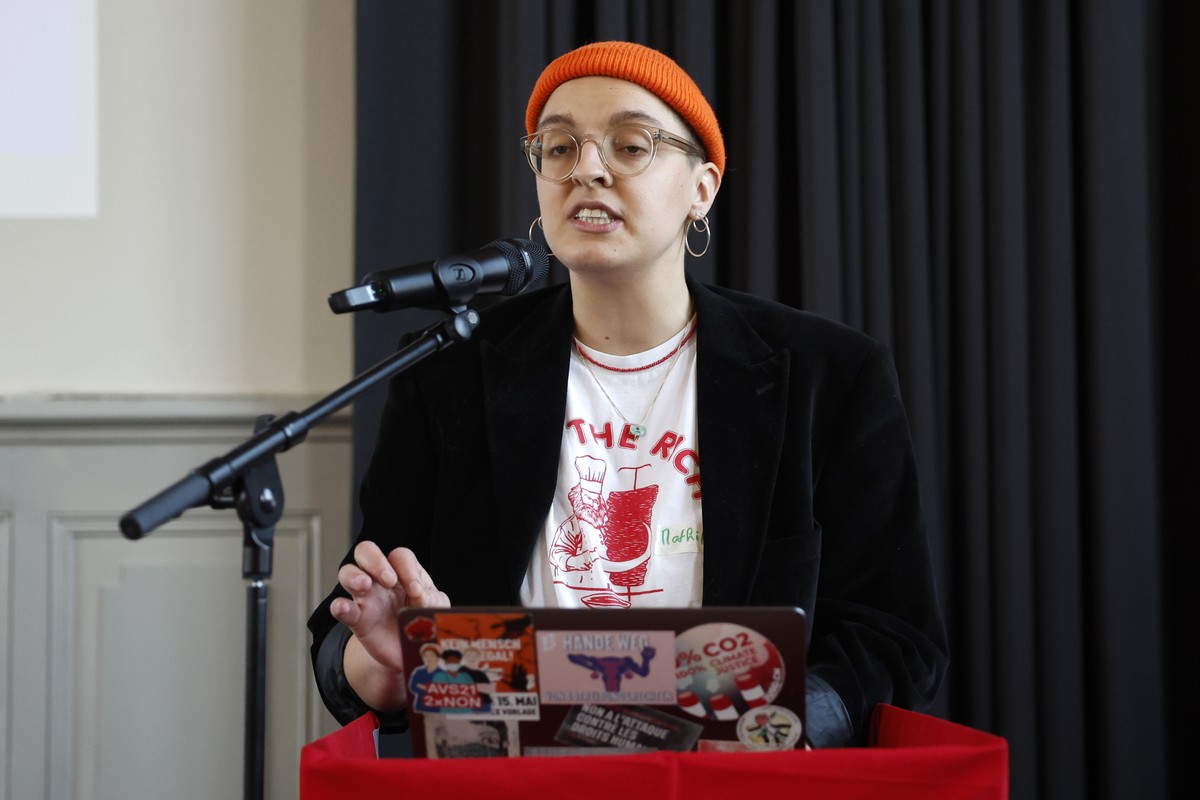 Mathilde Mottet, membre des Jeunes socialistes valaisans.