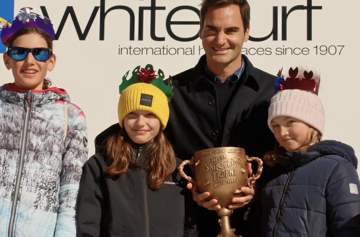 Tennis-Ikone Roger Federer ist Markenbotschafter der Credit Suisse und ist auch schon bei der von der Bank gesponserten Reitsport-Veranstaltung «White Turf» in St. Moritz aufgetreten, wie hier im Bild ...