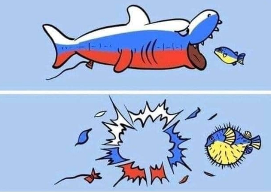 23 Memes und Karikaturen, die Putins unsäglichen Angriffskrieg auf den Punkt bringen