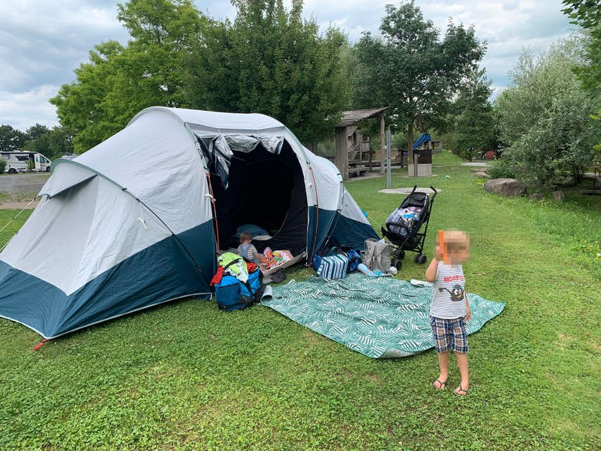 Camping Seehorn Egnach, direkt neben Badi Wiedehorn am Bodensee Rauszeit Campingplätze