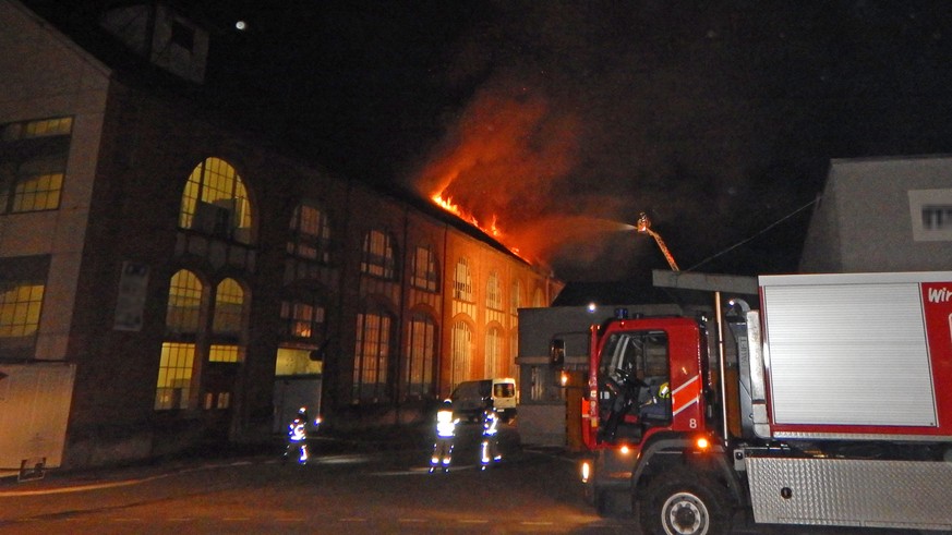 Brand bei Saurer in Arbon.