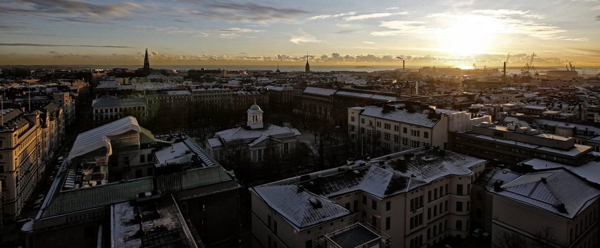 Blick auf Helsinki, Finland, aufgenommen am 7. Januar 2009. (KEYSTONE/Alessandro Della Bella)

View of Helsinki, Finland, pictured on January 7, 2009. (KEYSTONE/Alessandro Della Bella)